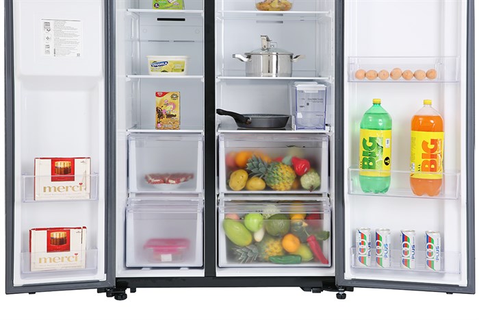 Tủ Lạnh Samsung Inverter 635 Lít Side By Side RS64R5301B4/SV